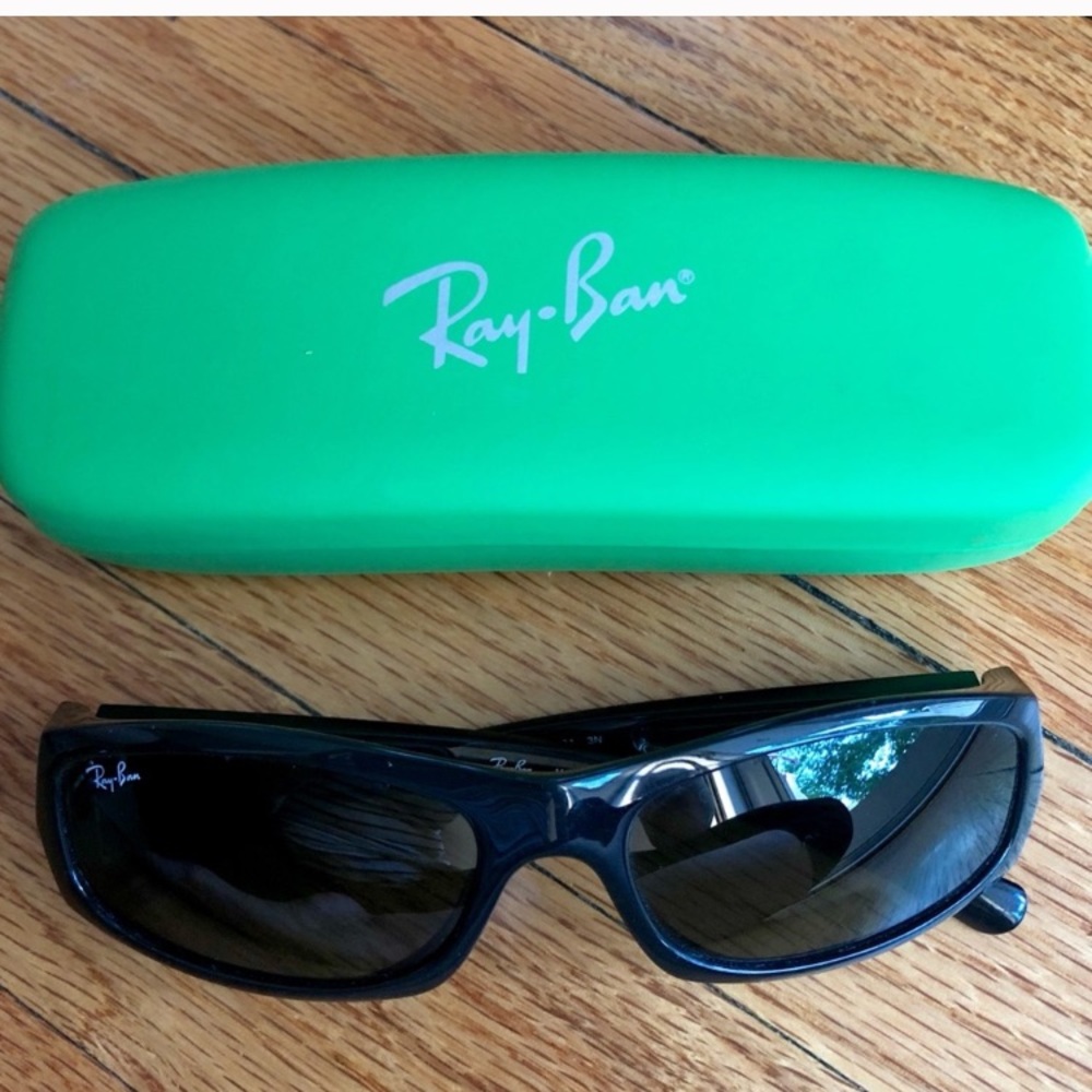 Black Ray-Ban sunglasses